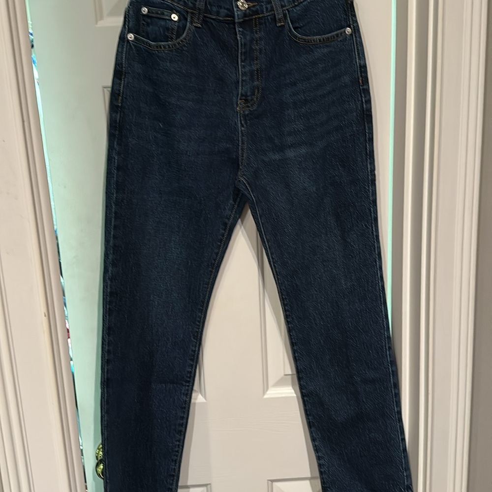 Pink Lily Dark Blue Women Jeans. Size 27 New - Picture 2 of 3
